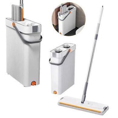 Комплект Mop Bucket 1065 для прибирання з автоматичним віджимом ∙ Швабра с Ведром Mop Bucket 1065