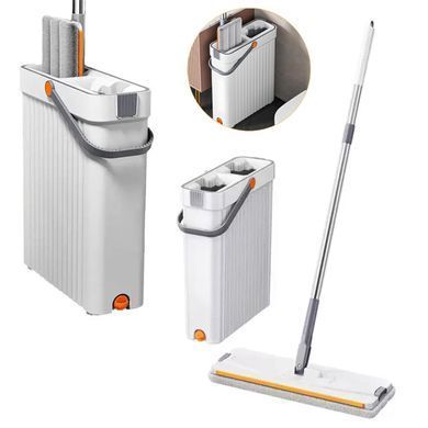 Комплект Mop Bucket 1065 для прибирання з автоматичним віджимом ∙ Швабра с Ведром Mop Bucket 1065