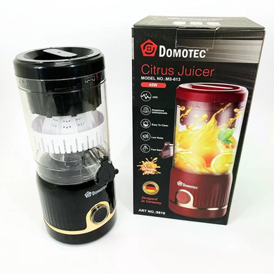Мини-блендер Domotec MS-613 белый 250 мл 45 Вт &bull; Компактный кухонный блендер для смузи, соков, соусов и детского питания