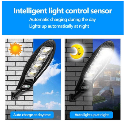 Уличный светильник Solar Induction Street Lamp LL-004 ∙ Солнечный LED-фонарь LL-004 с датчиком движения
