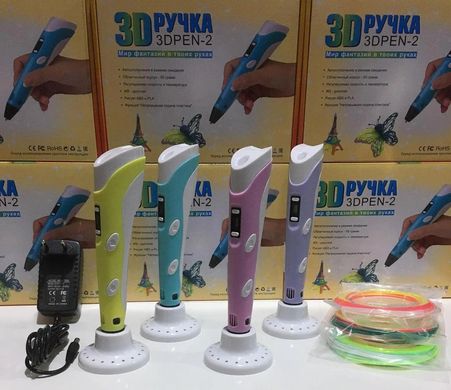 3D ручка для дітей з дисплеєм 3D Pen-2 Дитячий набір для творчості 3д