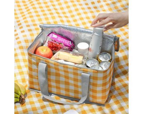 Термосумка для пляжа и пикника 35&times;20&times;20 см &bull; Сумка-холодильник для продуктов, напитков, отдыха, дороги и кемпинга