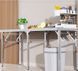 Складной стол из нержавеющей стали HN-601 120х50х55 см &bull; Рабочий кухонный стол HN-601 из нержавейки для дачи, торговли и пикника