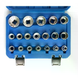 Набор 12-гранных торцевых головок Kraft&Dele KD10348 21 шт 1/2&Prime; &bull; Комплект головок Kraft&Dele KD10348 8&ndash;36 мм в кейсе для авто, гаража и ремонта