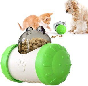 Интерактивная игрушка-кормушка для собак и кошек LY-732 &bull; Умный тумблер-дозатор для медленного кормления и развития питомца