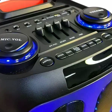 Bluetooth колонка Wireless Speaker TTD-2820 &bull; Портативная беспроводная акустическая система TTD-2820 с аккумулятором, Bluetooth 5.0, USB, картой памяти TF, AUX и LED-подсветкой