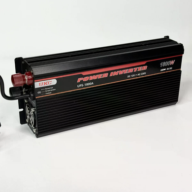Перетворювач 5 CORE UPS-1800A 1800W 12V &bull; Інвертор 5 CORE UPS-1800A 12V-220V із зарядкою акумулятора 20A та функцією UPS