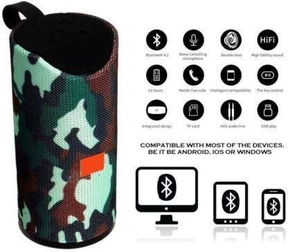 Акустическая система T&G TG113 с Bluetooth и защитой от брызг ∙ Портативная колонка TiG TG113