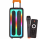 Bluetooth колонка Wireless Speaker TTD-2820 &bull; Портативная беспроводная акустическая система TTD-2820 с аккумулятором, Bluetooth 5.0, USB, картой памяти TF, AUX и LED-подсветкой