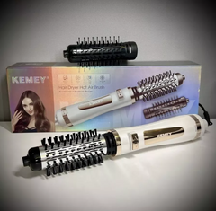 Фен-стайлер Kemey KM-8024 ∙ Щетка с вращением для сушки и укладки волос