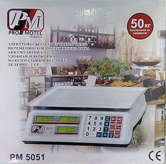 Торговые весы Promotec PM 5051, до 50 кг
