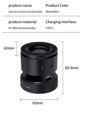 Магнітний тримач A01 для смартфонів та планшетів з Bluetooth-колонкою 3 Вт &bull; Тримач для гаджетів магнітний + колонка