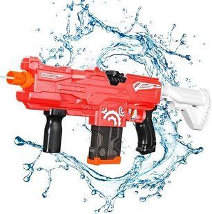 Водяной автомат детский Water Gun &bull; Аккумуляторный бластер с автоматическим набором воды для летних игр на свежем воздухе