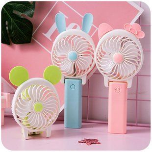 Портативный ручной мини вентилятор MINI CAT FAN складной детский вентилятор USB на аккумуляторе