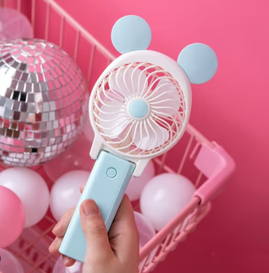 Портативний ручний міні вентилятор MINI CAT FAN складний дитячий вентилятор USB на акумуляторі