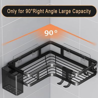 Кутові полиці для ванної Corner Shower Caddy ∙ Компактне та зручне зберігання аксесуарів Corner Shower Caddy