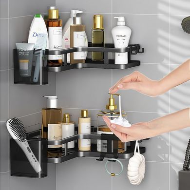 Кутові полиці для ванної Corner Shower Caddy ∙ Компактне та зручне зберігання аксесуарів Corner Shower Caddy