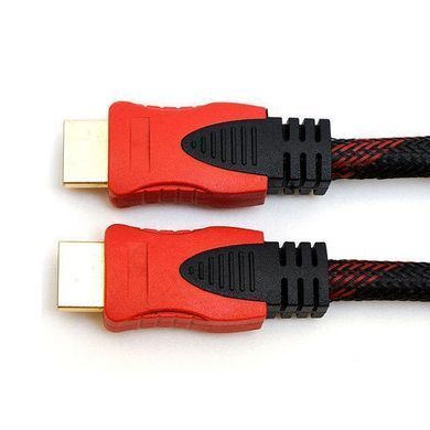 Кабель HDMI - HDMI 1080p позолоченный усиленный в обмотке 10 метров PR4