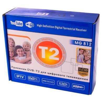 ТВ тюнер Т2 PRC DV3 812 &middot; Ресивер FTA С IPTV, WI-FI, YOUTUBE, USB &middot; Цифровой телевизионный приемник Television T2 MG 812 DVB 220V