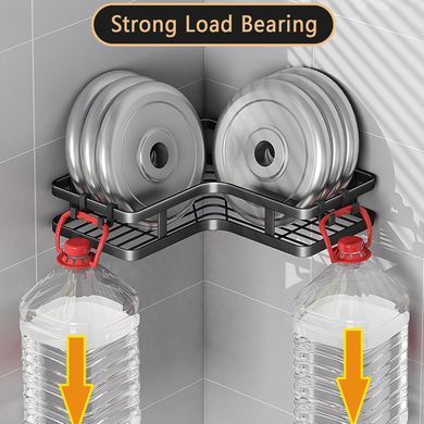 Кутові полиці для ванної Corner Shower Caddy ∙ Компактне та зручне зберігання аксесуарів Corner Shower Caddy