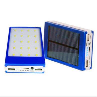 Power Bank Solar 30000 mAh с солнечной панелью и LED лампой CG09 PR3