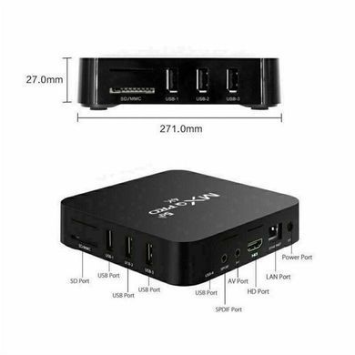 Приставка для телевізора Smart TV Box MXQ Pro 4K 5G 4/64 GB &bull; Смарт-приставка на базі Android для ТВ