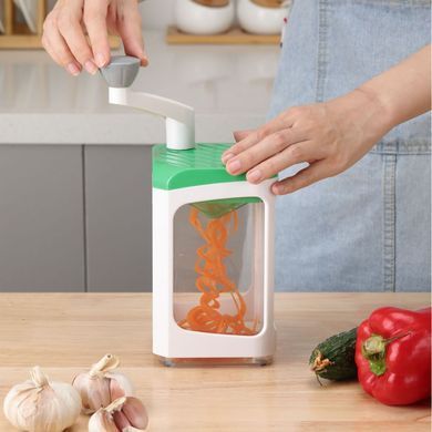 Ручная овощерезка с контейнером Genius Nicer Dicer Кухонный слайсер - терка с насадками 7 в 1