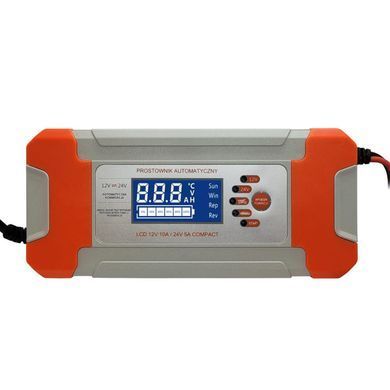 Универсальное зарядное устройство BC 8A 12V/24V для автомобильных и мотоциклетных аккумуляторов ∙ Зарядное устройство для аккумулятора BATTERY CHARGER 8A 12V/24V