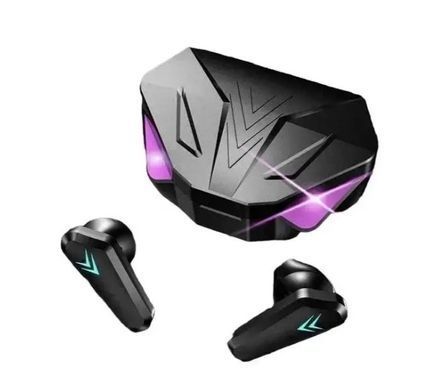 Бездротові навушники X15 з Bluetooth та RGB підсвічуванням у зарядному кейсі &middot; Гарнітура з мікрофоном та шумозаглушенням