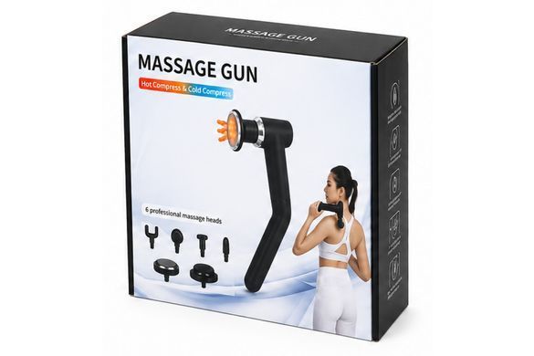 Перкуссионный массажер MASSAGE GUN TV-SH-11 &bull; Массажный пистолет для мышц тела, спины, рук и ног для домашнего массажа