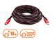 Кабель HDMI - HDMI 1080p позолоченный усиленный в обмотке 10 метров PR4
