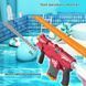 Водяной автомат детский Water Gun &bull; Аккумуляторный бластер с автоматическим набором воды для летних игр на свежем воздухе