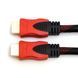 Кабель HDMI - HDMI 1080p позолоченный усиленный в обмотке 10 метров PR4