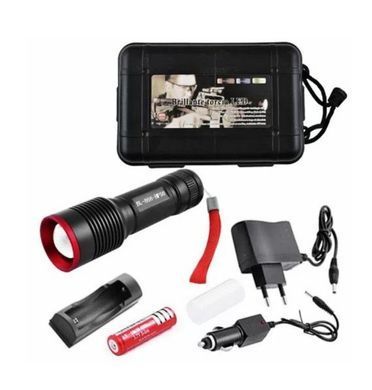 Тактический ручной аккумуляторный фонарь Police Zoom X-Balog BL-868 &bull; Фонарь P50 с USB и зумом для туризма прогулок и экстренных ситуаций