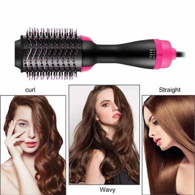 Фен - щетка для волос One Step Hair Dryer and Styler Вращающийся стайлер для укладки волос 3 в 1