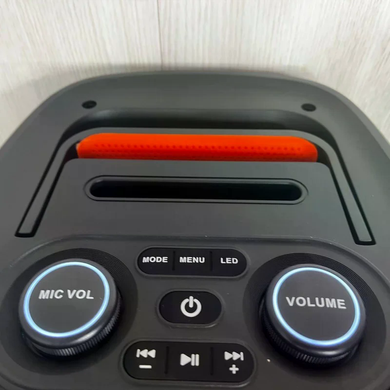 Портативная Bluetooth колонка PartyBox 320 240W RGB черная &bull; Акустическая система PartyBox 320 с колесами, подсветкой, караоке и аккумулятором черная