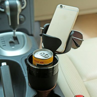 Автомобильный холдер подстаканник в машину Car holder Multi cup 5 в 1 ∙ Мультичашка – органайзер держатель стаканов, напитков, телефона и аксессуаров