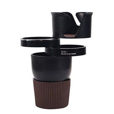 Автомобильный холдер подстаканник в машину Car holder Multi cup 5 в 1 ∙ Мультичашка – органайзер держатель стаканов, напитков, телефона и аксессуаров