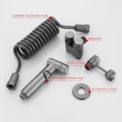 Гігієнічна система для біде Handheld Bidet Sprayer Water Jet Туалетний душ - змішувач з лійкою для біде