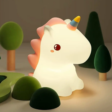 Силиконовый ночник – светильник Единорог с сенсорным управлением LED USB Cute Unicorn · 7 цветов подсветки