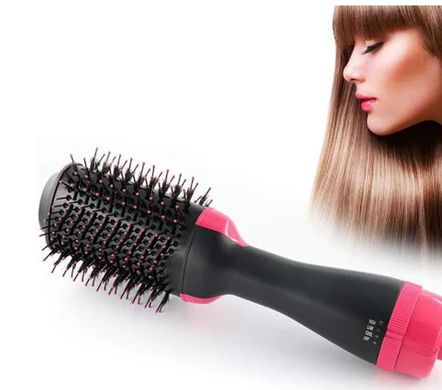 Фен - щітка для волосся One Step Hair Dryer and Styler Стайлер з обертанням для укладання волосся 3 в 1