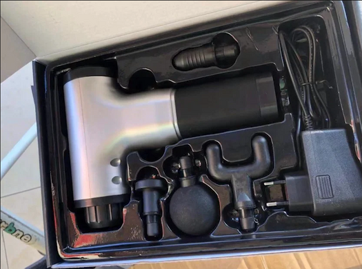 Масажер - пістолет для м'язів Fascial Gun HF-280 ∙ Ручний м'язовий вібромасажер