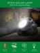 Садовый светильник Garden Light Stone на солнечной батарее ∙ Декоративный LED светильник-камень для сада, газона, дорожек и ландшафтной подсветки