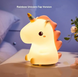 Силіконовий нічник - світильник Єдиноріг з сенсорним керуванням LED USB Cute Unicorn · 7 кольорів підсвічування