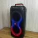 Портативная Bluetooth колонка PartyBox 320 240W RGB черная &bull; Акустическая система PartyBox 320 с колесами, подсветкой, караоке и аккумулятором черная