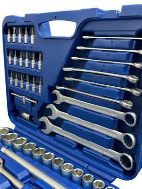 Набор инструментов AND 82PC TOOLS 82 предмета в кейсе • Универсальный набор ручного инструмента 1/2" и 1/4" для авто, дома, гаража и ремонта