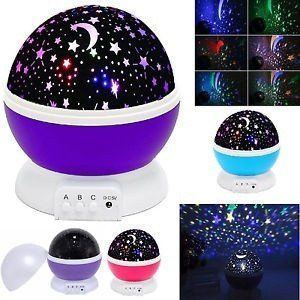 Ночник - проектор Звездное небо Star Master Dream Вращение 360&deg; Белый + RGB