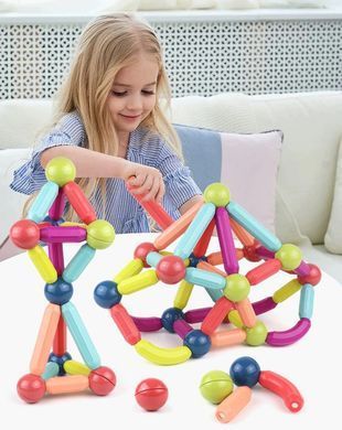 Детский магнитный конструктор Magnetic sticks Hl-2122 ∙ 25 деталей