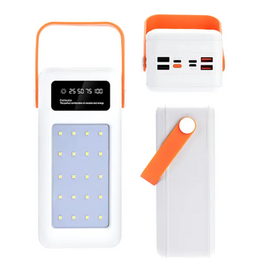 Портативный внешний аккумуляторч YM-640 CX с высокой ёмкостью ∙ Power Bank с солнечной панелью 160000 mAh YM-640 CX