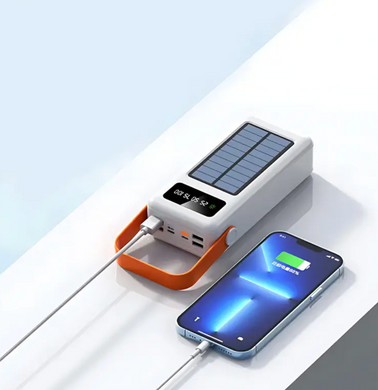 Портативный внешний аккумуляторч YM-640 CX с высокой ёмкостью ∙ Power Bank с солнечной панелью 160000 mAh YM-640 CX